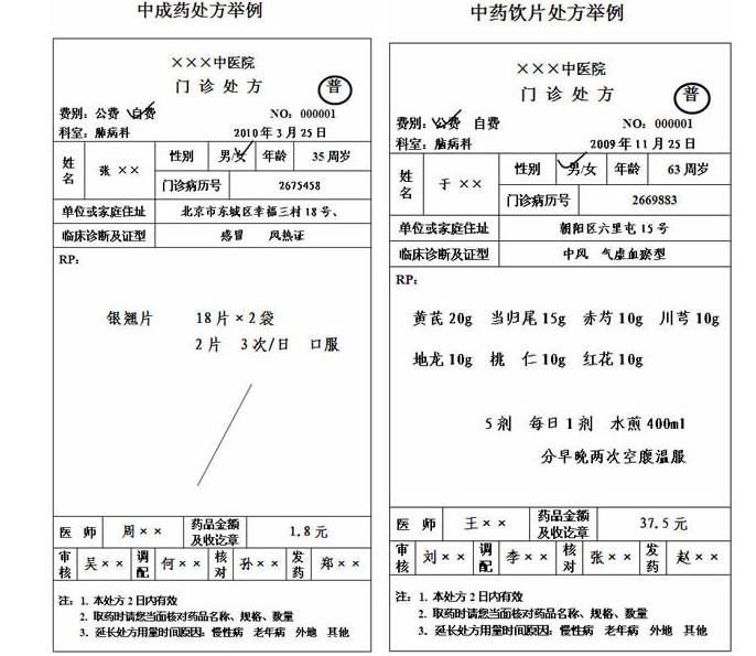 中药处方格式及书写规范_重庆圣村科技有限公司